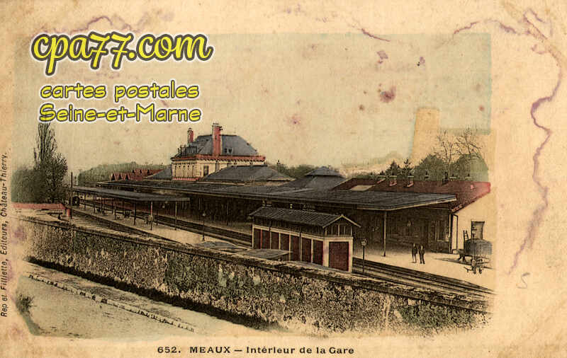 Meaux (Seine-et-Marne) - Intérieur de la Gare