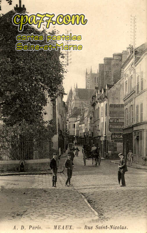 Meaux (Seine-et-Marne) - Rue Saint-Nicolas
