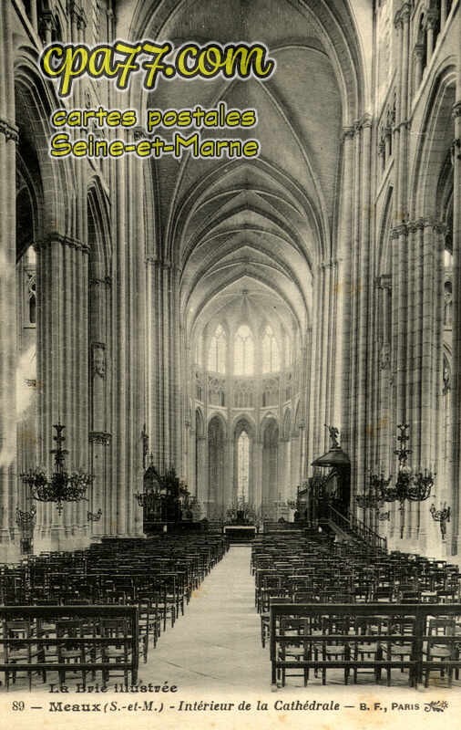 Meaux (Seine-et-Marne) - Intérieur de la Cathédrale