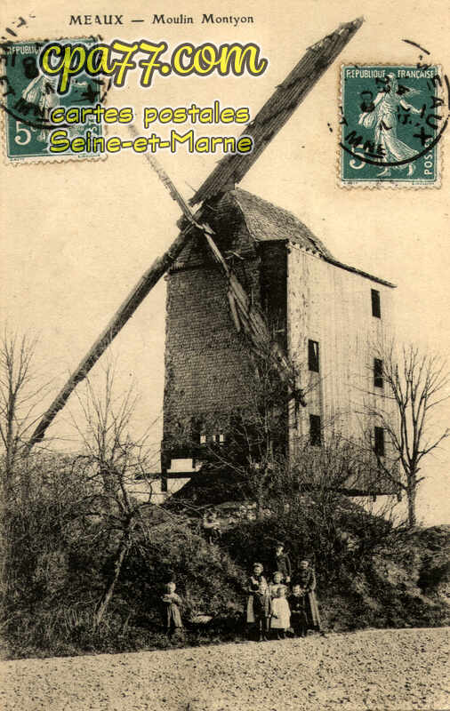 Meaux (Seine-et-Marne) - Moulin Montyon
