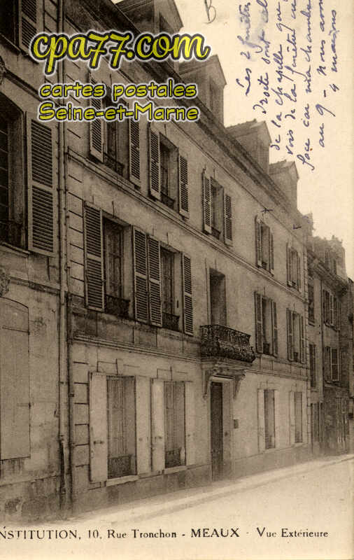 Meaux (Seine-et-Marne) - Institution, 10, Rue Tronchon – Vue extérieure