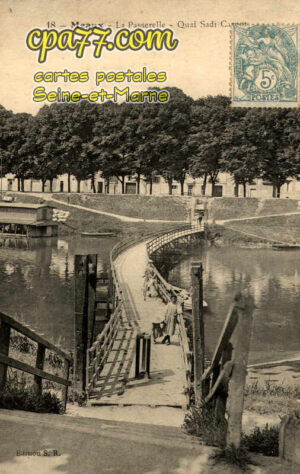 Meaux (Seine-et-Marne) - La Passerelle – Quai Sadi-Carnot