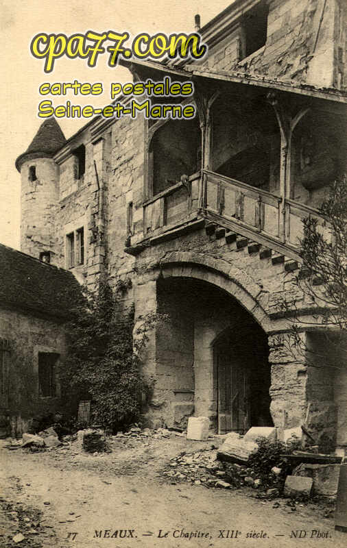 Meaux (Seine-et-Marne) - Le Chapitre, XIIIe siècle