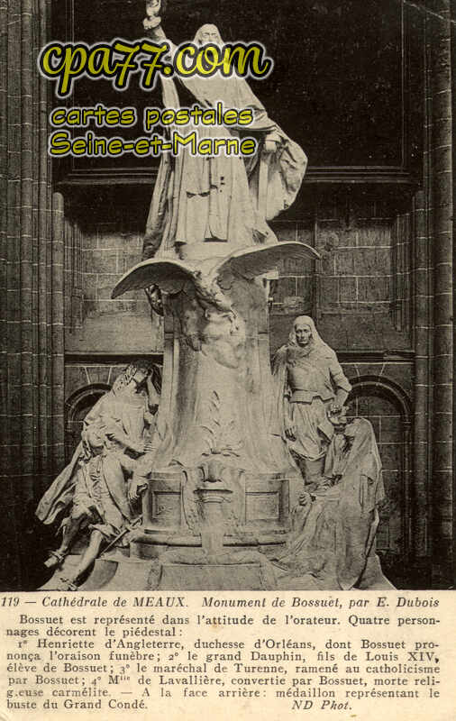 Meaux (Seine-et-Marne) - Cathédrale – Monument de Bossuet