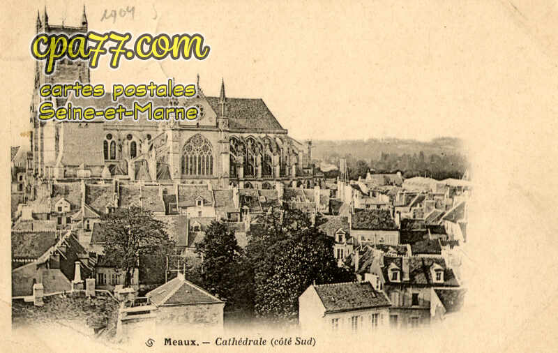 Meaux (Seine-et-Marne) - Cathédrale (côté sud)