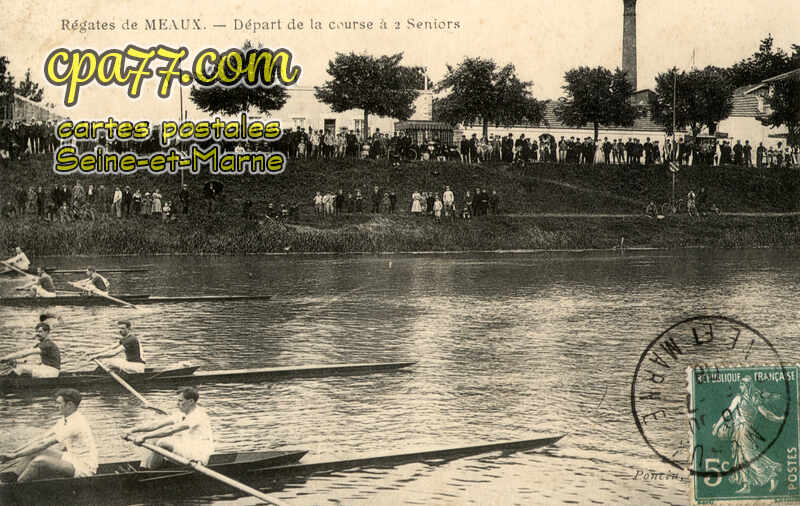 Meaux (Seine-et-Marne) - Départ de la course à 2 Seniors