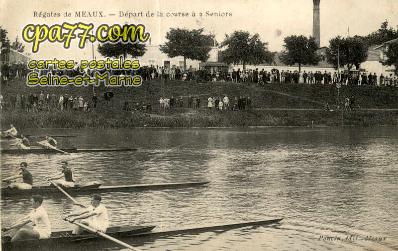 Meaux (Seine-et-Marne) - Départ de la course à Seniors