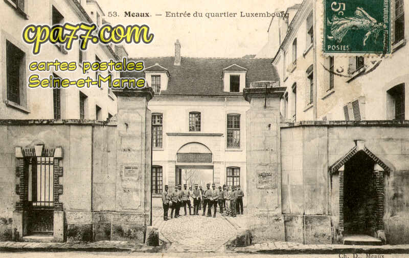 Meaux (Seine-et-Marne) - Entrée du quartier Luxembourg