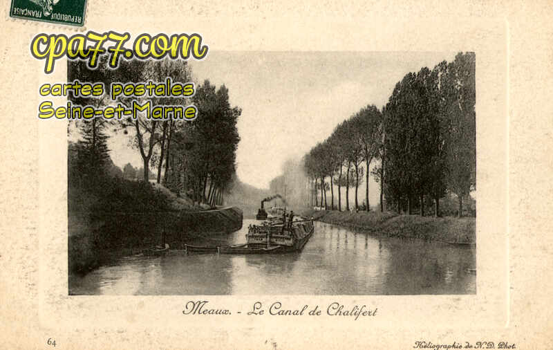 Meaux (Seine-et-Marne) - Le Canal de Chalifert