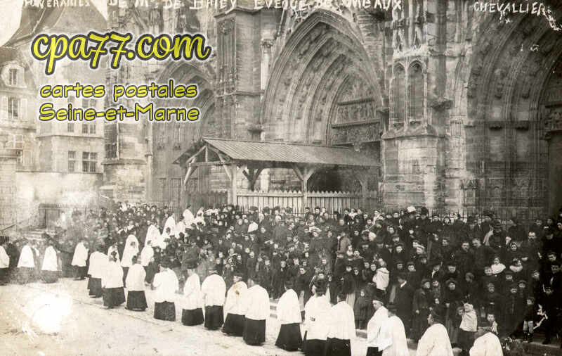 Meaux (Seine-et-Marne) - Funérailles de Mr de Briey Evèque de Meaux