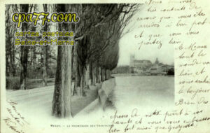 Meaux (Seine-et-Marne) - La promenade des Trinitaires