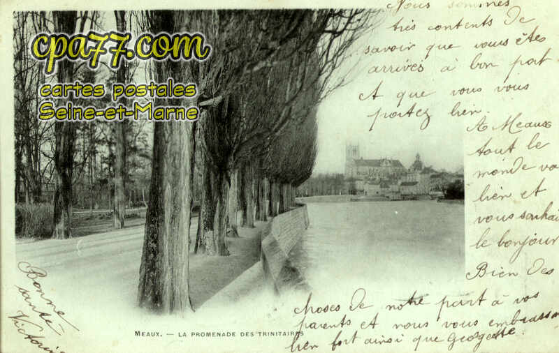 Meaux (Seine-et-Marne) - La promenade des Trinitaires