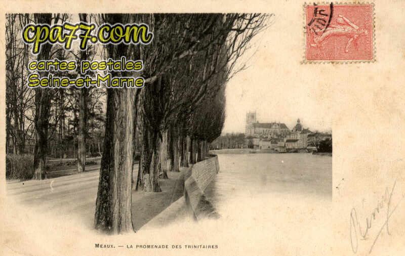 Meaux (Seine-et-Marne) - La promenade des Trinitaires