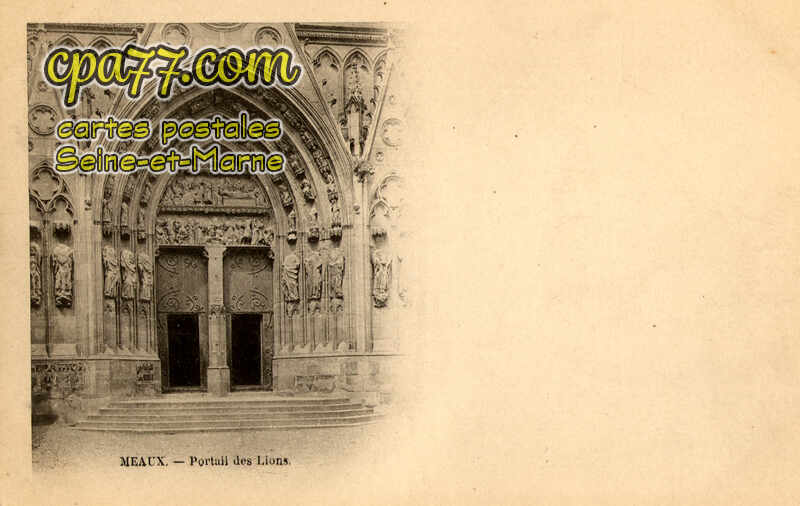 Meaux (Seine-et-Marne) - Portail des Lions
