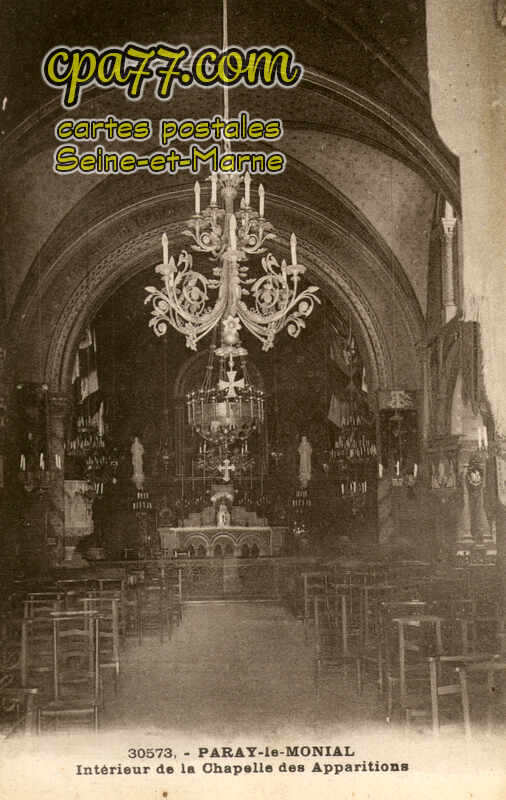 Meaux (Seine-et-Marne) - Paray-le-Monial – Intérieur de la Chapelle des Apparitions