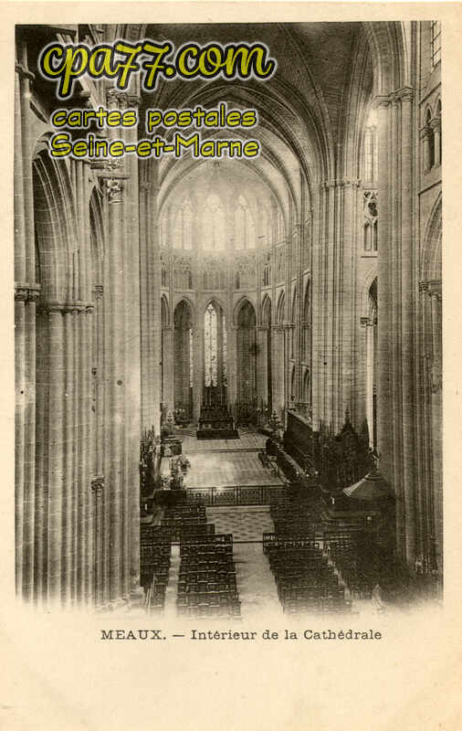 Meaux (Seine-et-Marne) - Intérieur de la Cathédrale