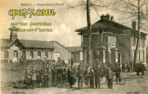 Meaux (Seine-et-Marne) - Imprimerie Plomb