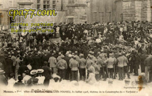 Meaux (Seine-et-Marne) - Funérailles du Quartier Maître Louis Maheu, 31 Juillet 1905, victime de la catastrophe du « Farfadet »