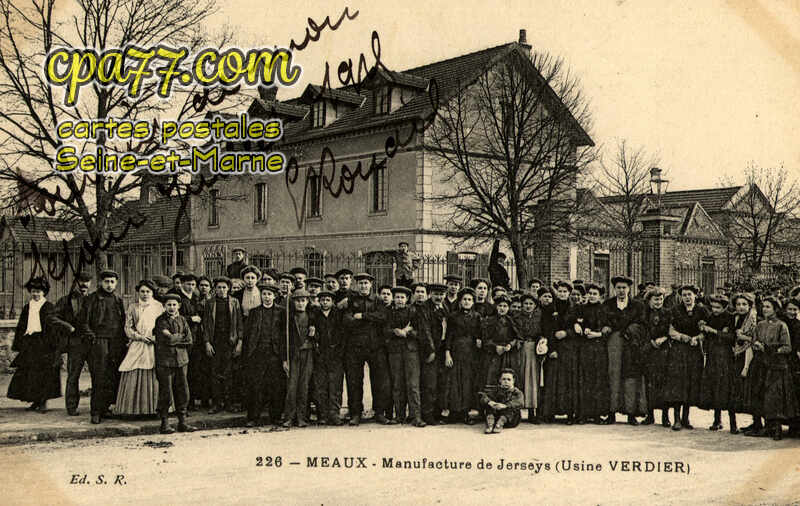 Meaux (Seine-et-Marne) - Manufacture de Jerseys (Usine Verdier)