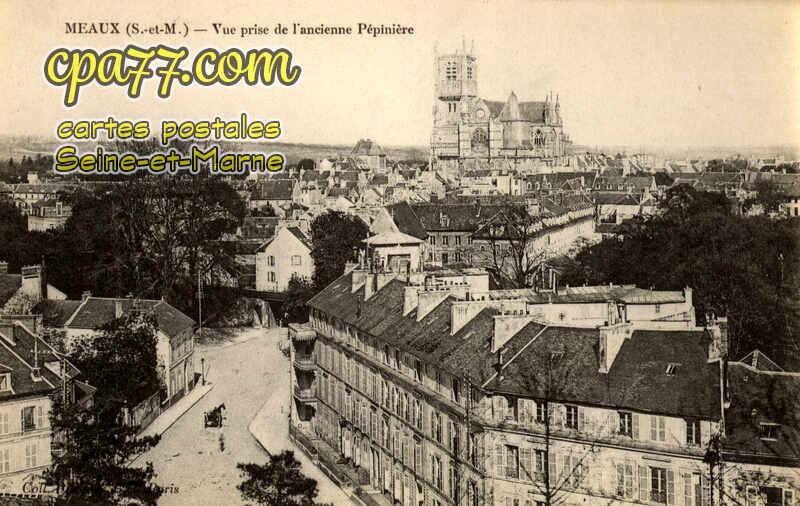 Meaux (Seine-et-Marne) - Vue prise de l&rsquo;ancienne Pépinière