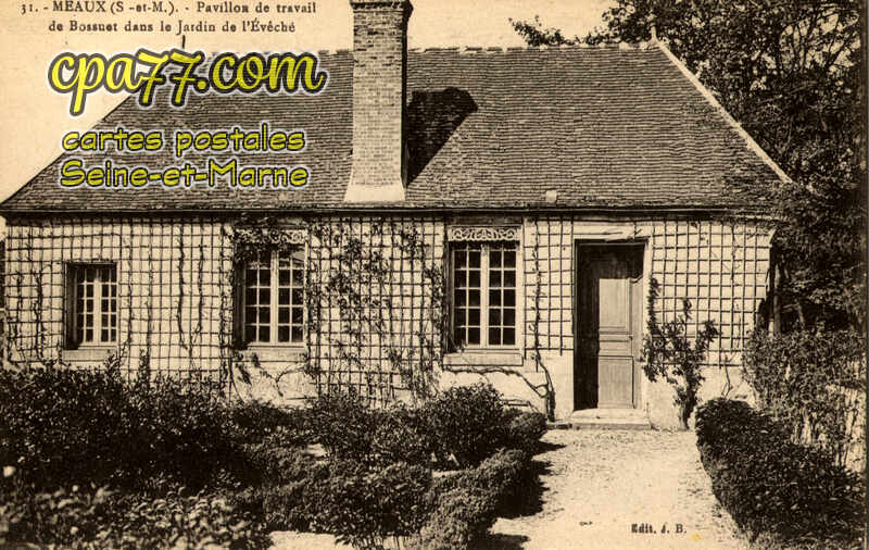 Meaux (Seine-et-Marne) - Pavillon de travail de Bossuet dans le Jardin de l&rsquo;Evêché