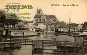 Meaux (Seine-et-Marne) - Vue de la Marne