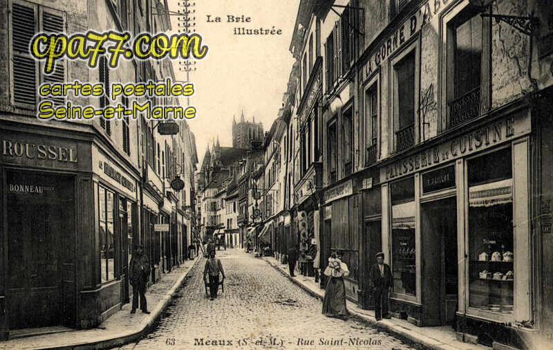 Meaux (Seine-et-Marne) - Rue Saint Nicolas