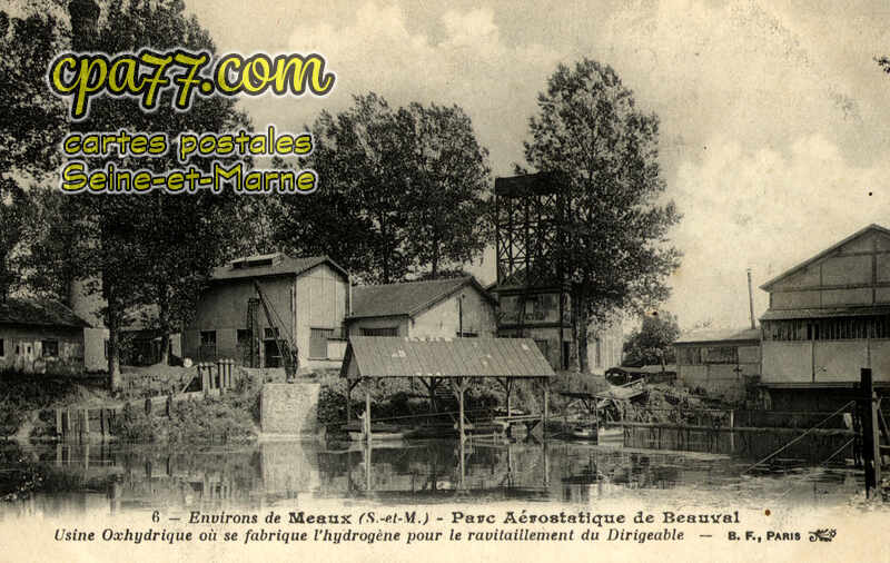 Meaux (Seine-et-Marne) - Parc Aérostatique de Beauval – Usine Oxhydrique où se fabrique l&rsquo;hydrogène pour le ravitaillement du Dirigeable