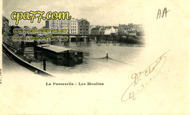 Meaux (Seine-et-Marne) - La Passerelle – Les Moulins
