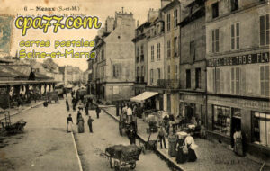 Meaux (Seine-et-Marne) - Un Coin de la Place du Marché