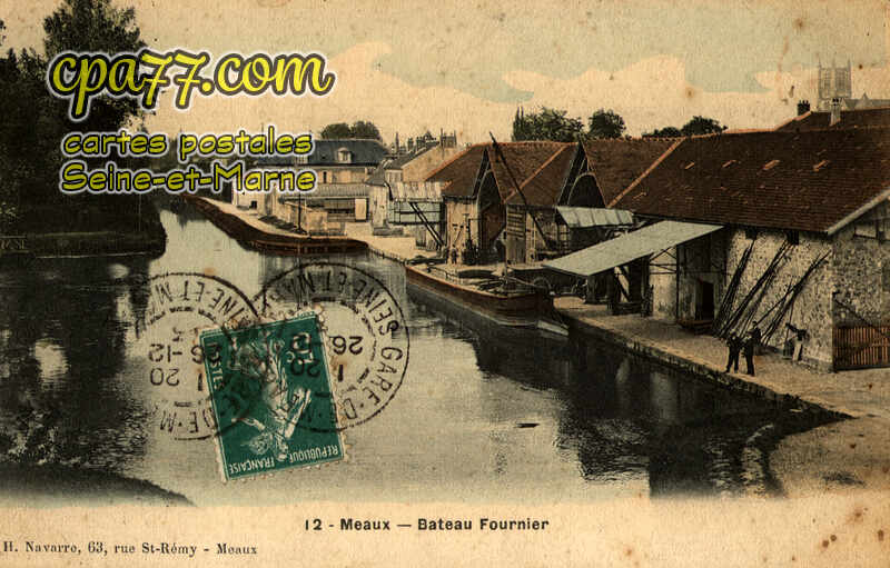 Meaux (Seine-et-Marne) - Bateau Fournier