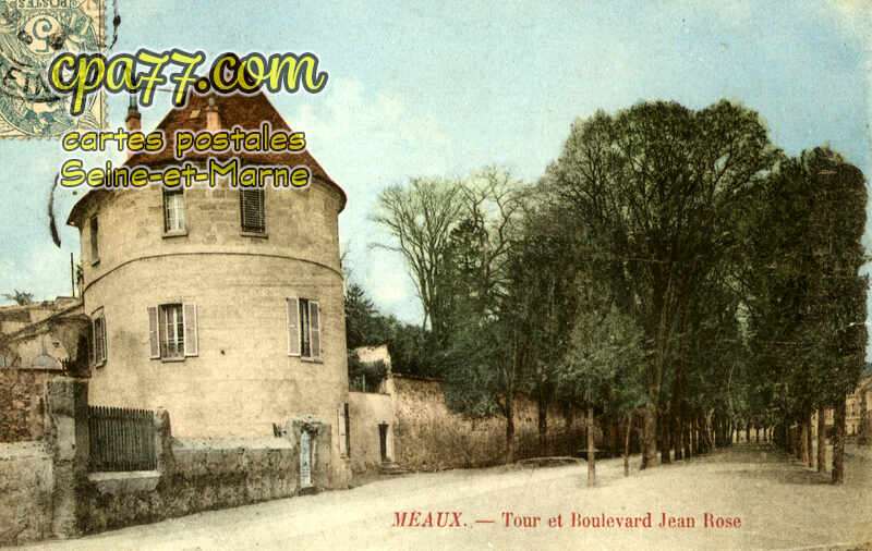 Meaux (Seine-et-Marne) - Tour et Boulevard Jean Rose