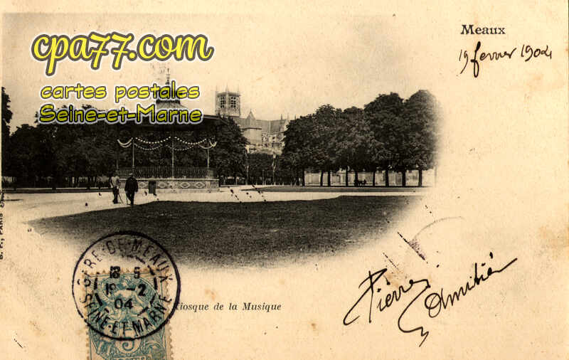 Meaux (Seine-et-Marne) - Kiosque de la Musique