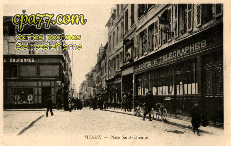 Meaux (Seine-et-Marne) - Place Saint-Etienne