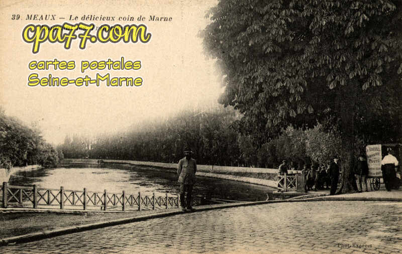 Meaux (Seine-et-Marne) - Le délicieux coin de Marne longeant les Trinitaires