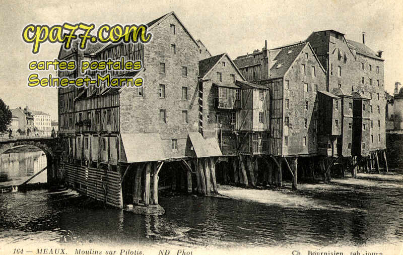 Meaux (Seine-et-Marne) - Moulins sur Pilotis