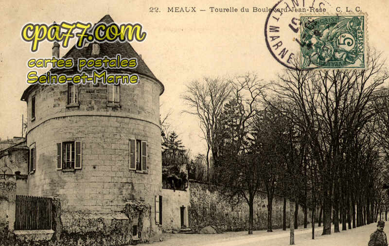 Meaux (Seine-et-Marne) - Tourelle du Boulevard Jean-Rose