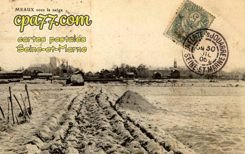 Meaux (Seine-et-Marne) - Meaux sous la neige