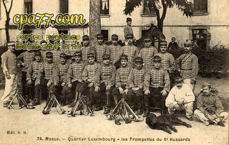 Meaux (Seine-et-Marne) - Quartier Luxembourg – Les Trompettes du 4e Hussards