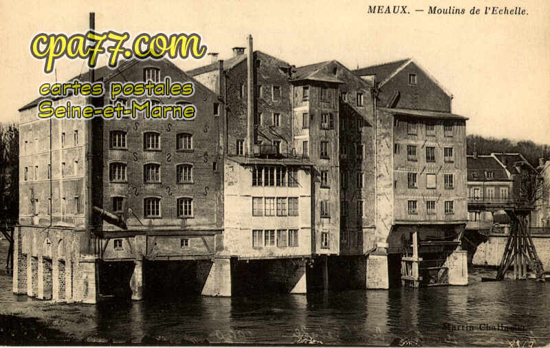 Meaux (Seine-et-Marne) - Moulins de Léchelle