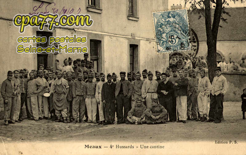 Meaux (Seine-et-Marne) - 4e Hussards – Une cantine