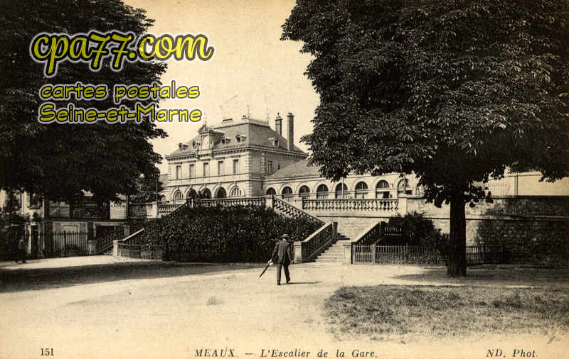 Meaux (Seine-et-Marne) - L&rsquo;Escalier de la Gare