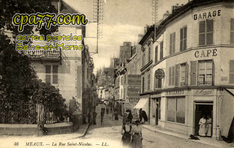 Meaux (Seine-et-Marne) - La Rue Saint-Nicolas