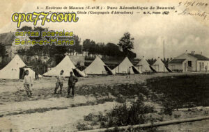 Meaux (Seine-et-Marne) - Parc Aérostatique de Beauval – Le Campement du Génie (Compagnie d&rsquo;Aérostiers)