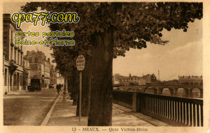 Meaux (Seine-et-Marne) - Quai Victor-Hugo