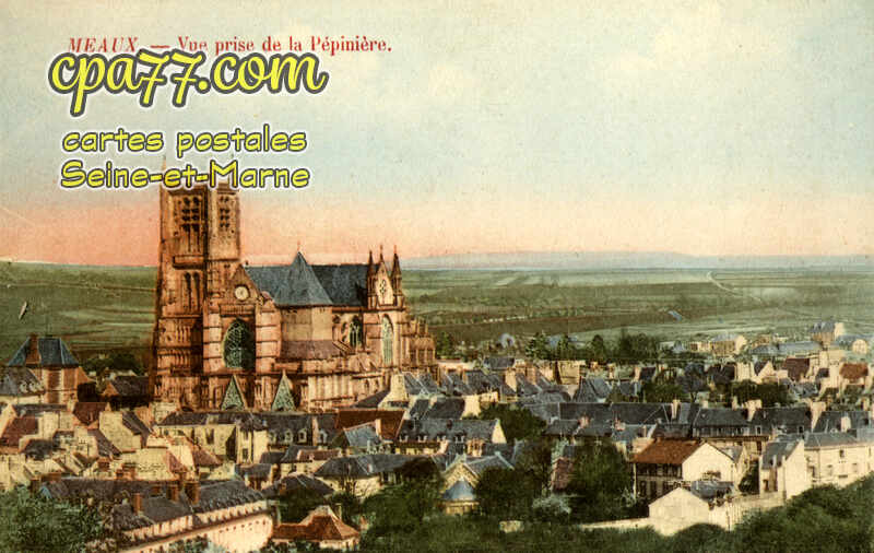 Meaux (Seine-et-Marne) - Vue prise de la Pépinière