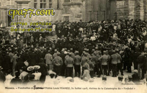 Meaux (Seine-et-Marne) - Funérailles du Premier-Maître Louis Maheu, 31 Juillet 1905, victime de la catastrophe du « Farfadet »