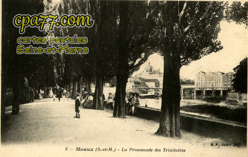 Meaux (Seine-et-Marne) - La Promenade des Trinitaires