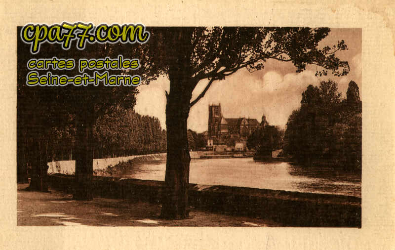 Meaux (Seine-et-Marne) - La Marne et la Cathédrale