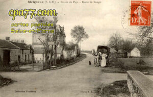 Meigneux (Seine-et-Marne) - Entrée du Pays – Route de Nangis